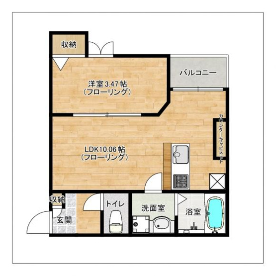 【間取り】 | Delica箱崎北