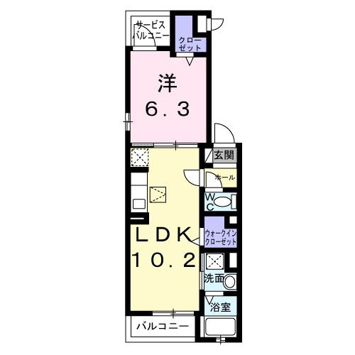 【間取り】 | テラック中央林間(テラックチュウオウリンカン)