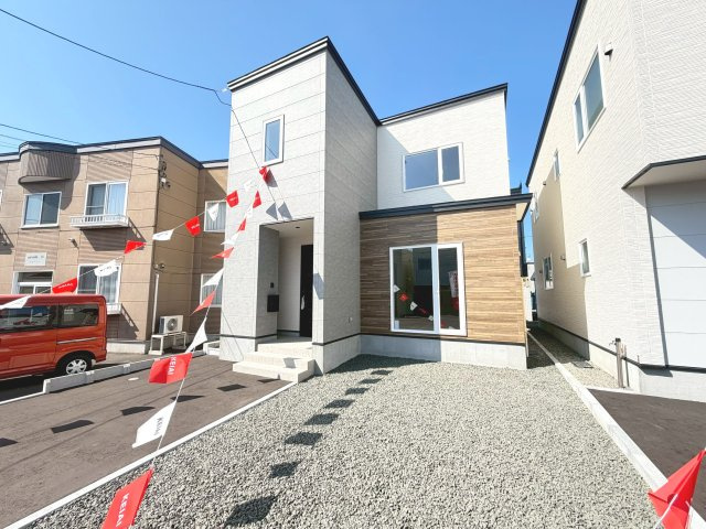 【新築戸建】札幌市東区北20条東20丁目3棟の外観