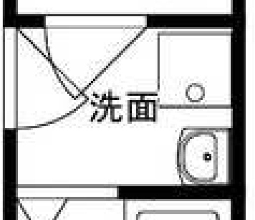 サニーハイツの洗面所|参考図面