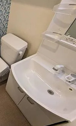 ハーモニーテラス西亀有Ⅱの洗面所