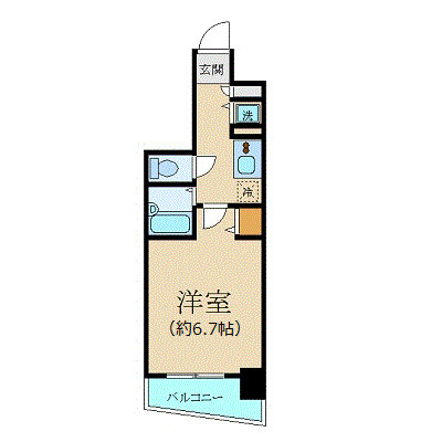 プレサンス新宿御苑前アルティメットの間取り