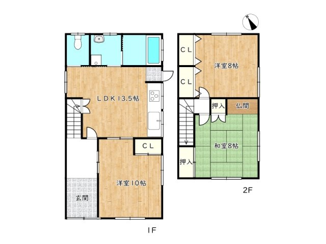 【間取り】 | 姫路市大塩町／中古戸建