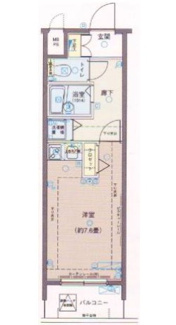 【間取り】 | ヴェルト日本橋シティ | 間取りです。