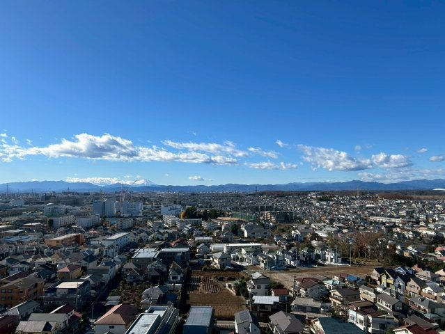 パークハウスワンズタワーの展望|晴れの日の眺望になります♪
晴れの日は富士山も見ることができます♪