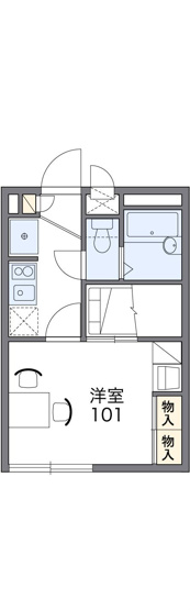【間取り】 | レオパレスシャルマン | 画像2