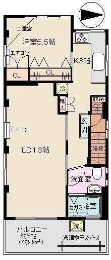 【間取り】 | 岡田ビル