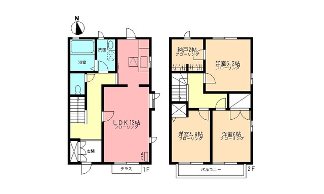サンハイムAの間取り