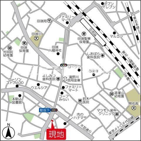 アブレスト動坂の地図