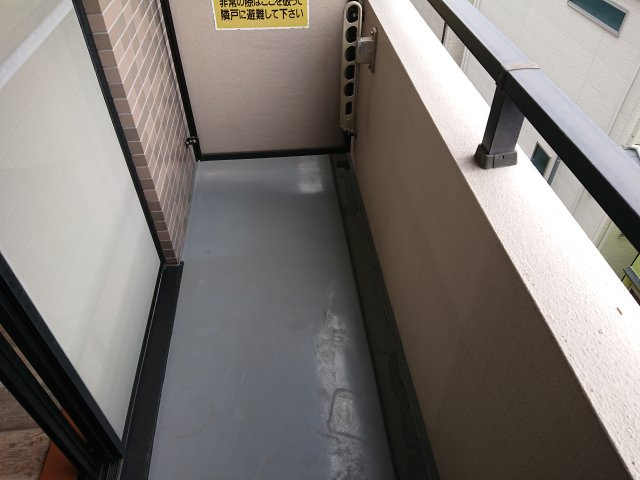 阿部松島マンションのバルコニー