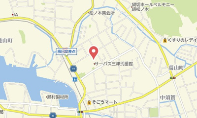 【地図】 | サーパス三津弐番館