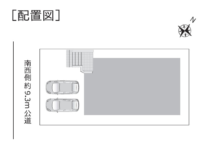 新潟市西小針1丁目　A棟の区画図