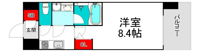 La Douceur天王寺の間取り
