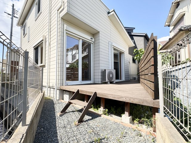 明石市二見町福里戸建の庭