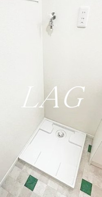 【設備】 | ライズ梅島 | 室内洗濯機置き場です。