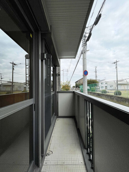 リビングタウン東浦和Bのバルコニー