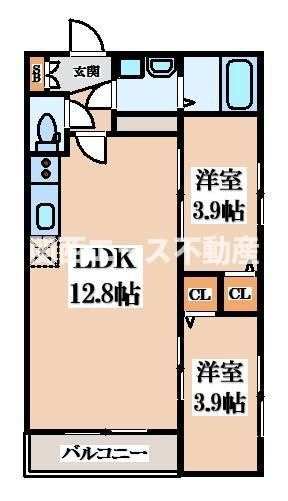 【間取り】 | Tio瓢箪山