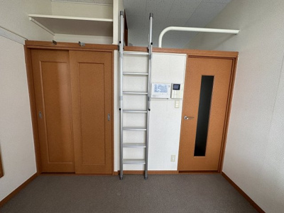 【寝室】 | レオパレスポワールみゆきⅡ | ロフト付きです。