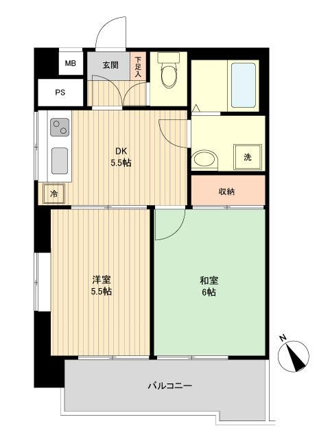 ユーコート上馬の間取り