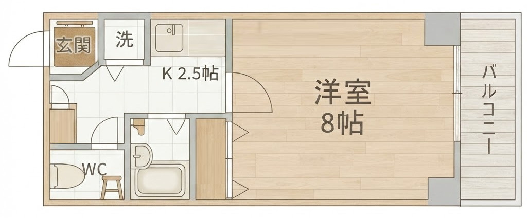 モンブランの間取り