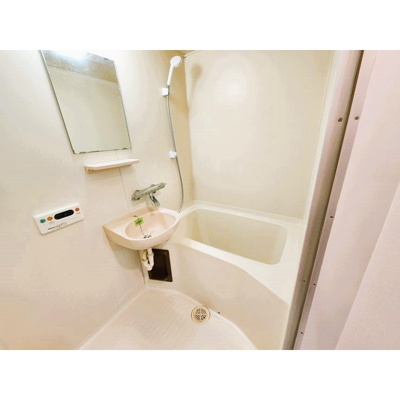 【浴室】 | 竹林マンションⅡ | コンパクトで使いやすいお風呂です