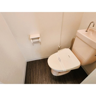 【トイレ】 | 竹林マンションⅡ | 清潔感のあるトイレです