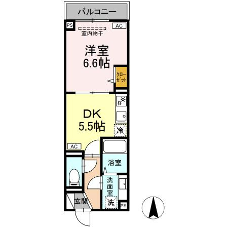 ルリアン北小岩Ⅲの間取り