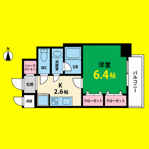 AVANTI　atsuta　名古屋市賃貸　仲介手数料無料の間取り