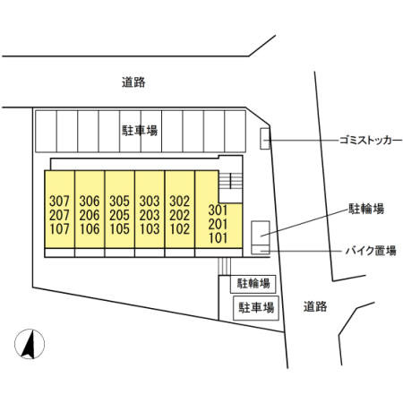 ロード花みずきの区画図