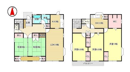 小山市駅南町5丁目の間取り