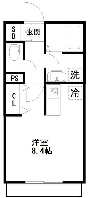 船橋市習志野台１丁目のアパートの間取り