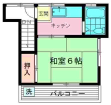 南東向きバルコニー。