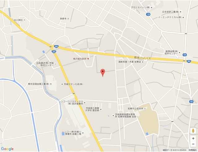 YKホームⅣの地図