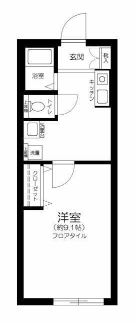 シエスタ中野の間取り|間取りです。