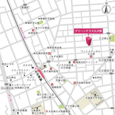 【地図】 | グリーンテラス久が原