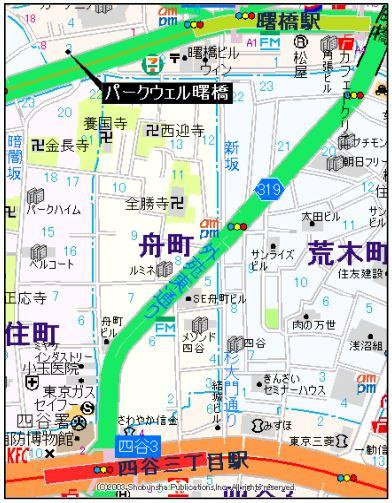 パークウェル曙橋の地図|パークウェル曙橋