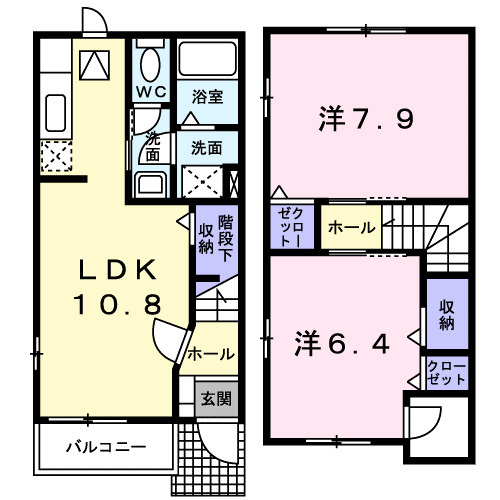 【間取り】 | アモウトⅢ
