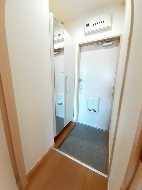 カームハイツ住吉の玄関