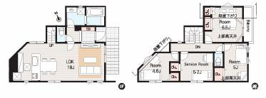 藤沢市羽鳥２丁目　新築戸建　全4棟の間取り|南向き　３SLDK