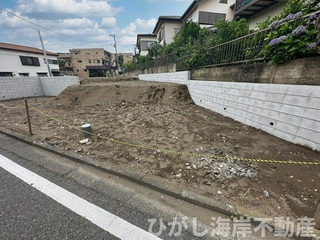 藤沢市羽鳥２丁目　新築戸建　全4棟の外観|7月7日撮影　建築中　現地外観