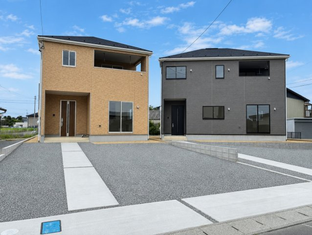 クワイエ　羽島市上中町長間第３　全２区画分譲の外観|「現地（2026年8月4日）撮影」　
■全体写真　
■ヤマダ不動産　株式会社リライフ　