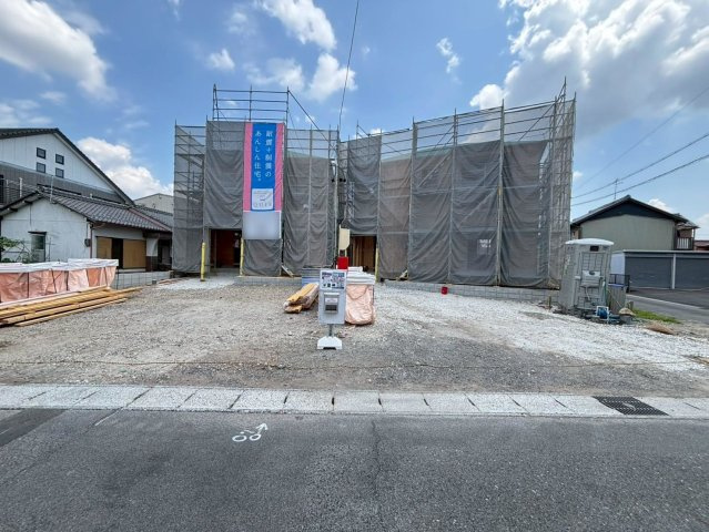 クワイエ　羽島市上中町長間第３　全２区画分譲の外観|「現地（202●年●月●日）撮影」　
■全体写真　
■ヤマダ不動産　株式会社リライフ　