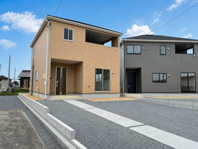クワイエ　羽島市上中町長間第３　全２区画分譲の外観|「現地（2026年8月4日）撮影」　
■外観写真　
■ヤマダ不動産　株式会社リライフ　