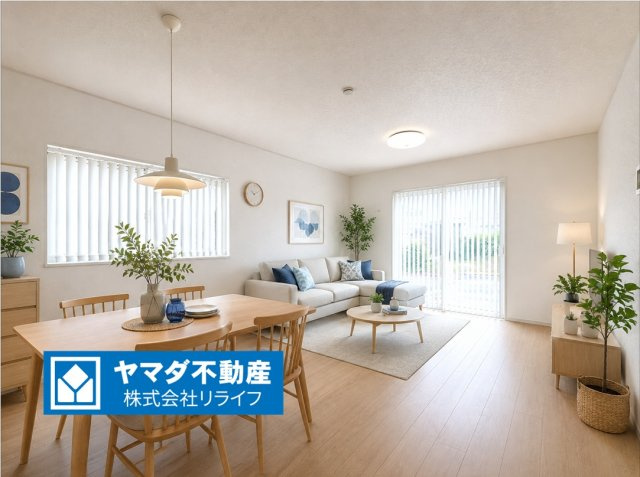 クワイエ　羽島市上中町長間第３　全２区画分譲の前面道路含む現地写真|「現地（2026年8月4日）撮影」　」　
■前面道路　
■ヤマダ不動産　株式会社リライフ