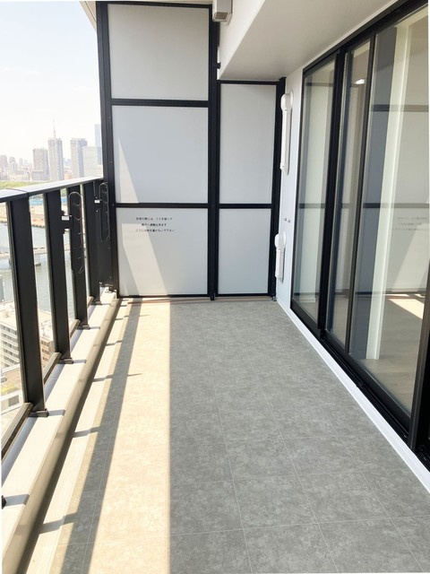グランドシティタワー月島のバルコニー|※写真は同タイプ住戸です。