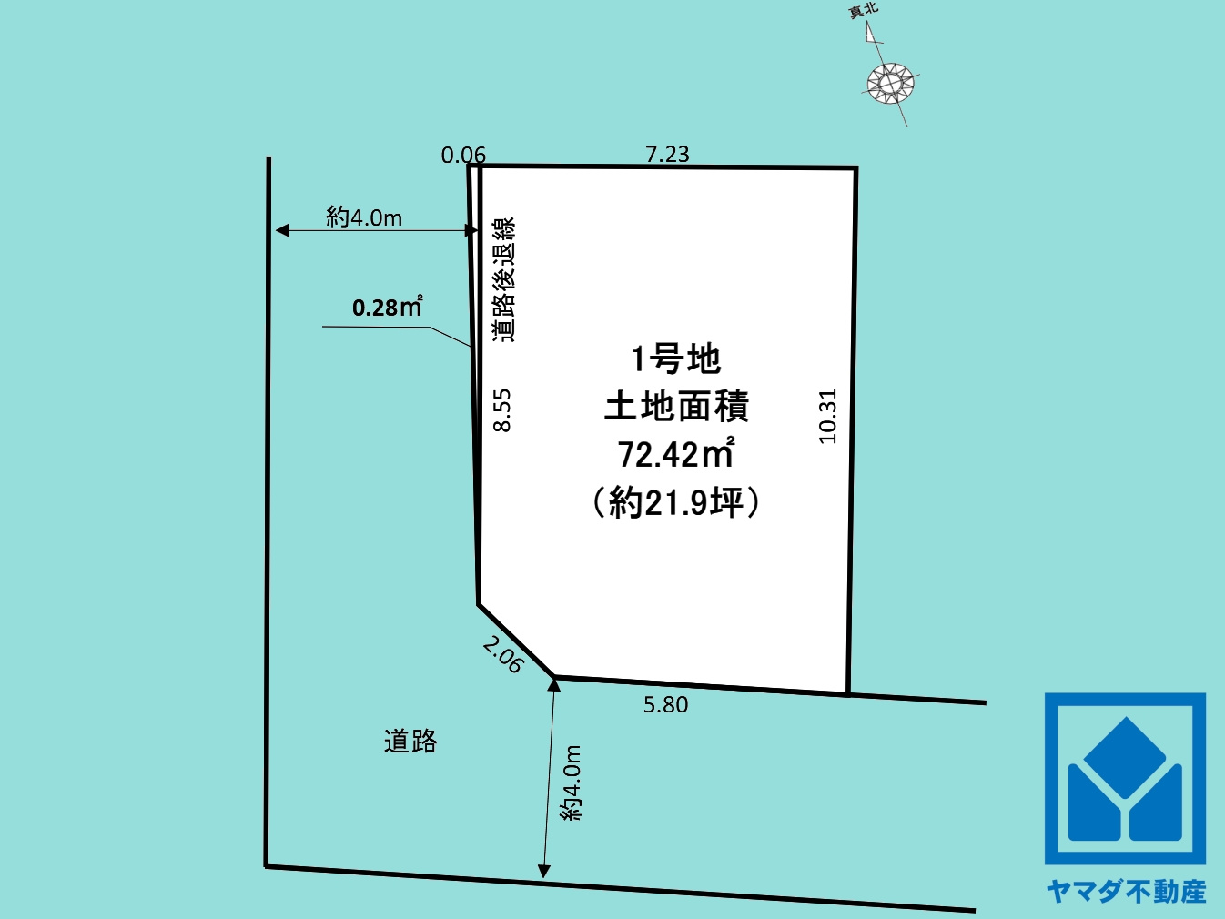 西宮市丸橋町　1期の土地図