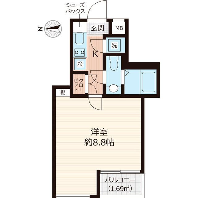 Ｂｅｖｅｒｌｙ　Ｈｏｍｅｓ　赤塚公園Ⅱの間取り