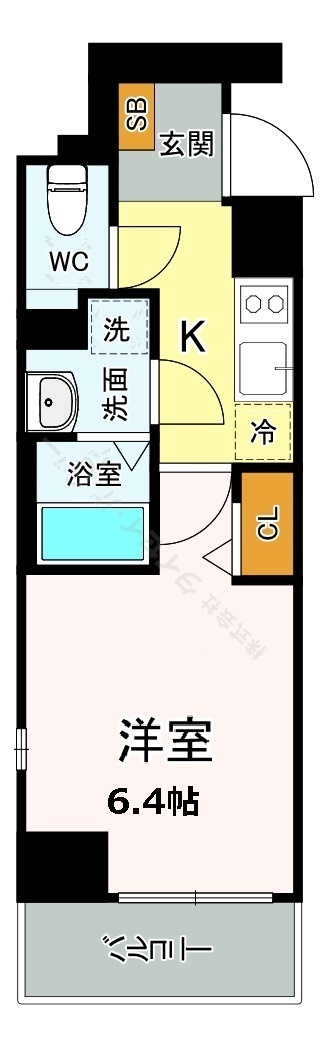 サンドリームの間取り
