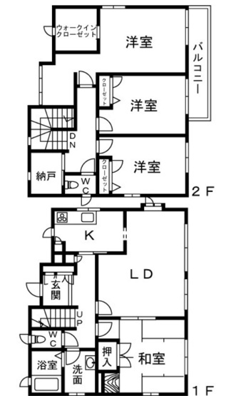 【間取り】 | いぶき野一戸建