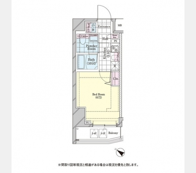 【間取り】 | シェル品川戸越 | 間取